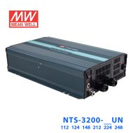 NTS-3200-248UN明緯48V80A輸出純正弦波DC-AC逆變器