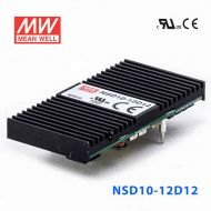NSD10-12D12  10W  9.8~36V 輸入 ±12V  穩(wěn)壓雙路輸出板上型明緯DC-DC變換電源