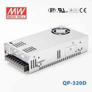 QP-320D  320W  +5V 20A +12V 10A +24V 5A -12V 2A  四路輸出PFC電源