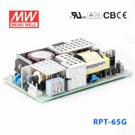 RPT-65G  65W +24V 2.9A +5V 1.5A +12V 0.7A  三路輸出無外殼PCB板明緯開關(guān)電源