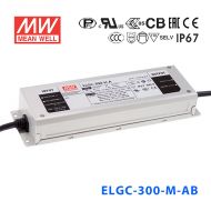 ELGC-300-M-AB 300W 58~116V 2800mA AB型(恒功率可調(diào)/三合一調(diào)光/鋁殼IP67/100～305Vac輸入)明緯PFC防水高壓恒功率LED電源