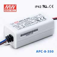 APC-8-350 8W 11-23V  350mA 明緯牌恒流輸出防水塑殼LED照明電源