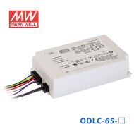 ODLC-65-1750臺(tái)灣明緯63W 180~295V輸入1750mA輸出二合一調(diào)光電源