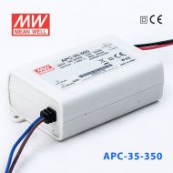 APC-35-350 35W 28-100V    350mA明緯牌恒流輸出防水塑殼LED照明電源 