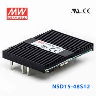 NSD15-48S12  5W  18~72V 輸入 12V 穩(wěn)壓輸出板上安裝型明緯DC-DC變換電源