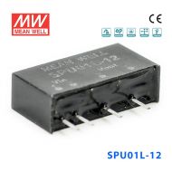 SPU01L-12 1W 5V 轉(zhuǎn) 12V 非穩(wěn)壓?jiǎn)温份敵雒骶旸C-DC轉(zhuǎn)換模塊電源