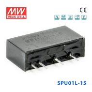 SPU01L-15 1W 5V 轉(zhuǎn) 15V  非穩(wěn)壓?jiǎn)温份敵雒骶旸C-DC轉(zhuǎn)換模塊電源