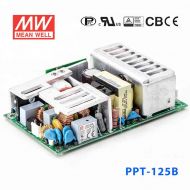 PPT-125B  125W  +5V 14.38A +12V 3.75A -12V 0.63A  三路輸出帶PFC功能無外殼PCB板明緯開關(guān)電源
