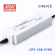 LPC-150-3150    150W    3150mA恒流輸出明緯牌IP67防水塑殼LED電源
