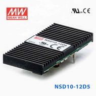 NSD10-12D5  10W  9.8~36V 輸入 ±5V  穩(wěn)壓雙路輸出板上型明緯DC-DC變換電源