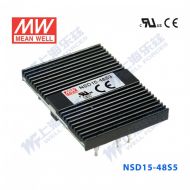 NSD15-48S5  5W 18~72V  輸入 5V 穩(wěn)壓輸出板上安裝型明緯DC-DC變換電源