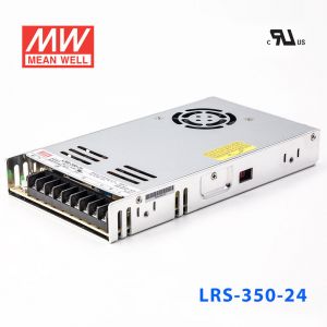 LRS-350-24 350W 24V14.6A輸出（輸入電壓開(kāi)關(guān)選擇型)明緯超薄高性能開(kāi)關(guān)電源 