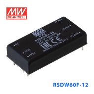 RSDW60G-24明緯18~75V輸入 24V2.5A輸出封裝DC-DC轉換器