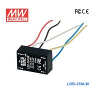 LDB-350LW 14W 9~36V DC輸入2~40V DC350mA輸出DC-DC升-降壓型恒流LED調(diào)光驅(qū)動器-引線型