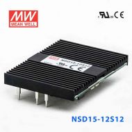 NSD15-12S12  15W  9.4~36V  輸入 12V 穩(wěn)壓輸出板上安裝型明緯DC-DC變換電源