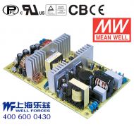 PPQ-100D 100W +5V10A +24V4A +12V1A -12V1A 四路輸出帶PFC功能無外殼PCB板明緯開關(guān)電源