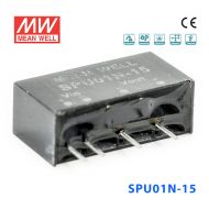 SPU01N-15 1W 24V 轉(zhuǎn) 15V 非穩(wěn)壓?jiǎn)温份敵雒骶旸C-DC轉(zhuǎn)換模塊電源