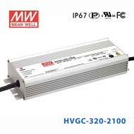 HVGC-320-2100A 320W 2100mA 156Vac 輸入強(qiáng)耐環(huán)境PFC高效鋁殼IP65防水LED恒流電源(恒流值可面板設(shè)定)