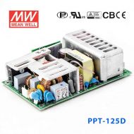 PPT-125D  125W +5V 8.75A +24V 3.13A +12V 0.63A  三路輸出帶PFC功能無外殼PCB板明緯開關(guān)電源