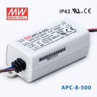 APC-8-500 8W  8-16V   500mA 明緯牌恒流輸出防水塑殼LED照明電源